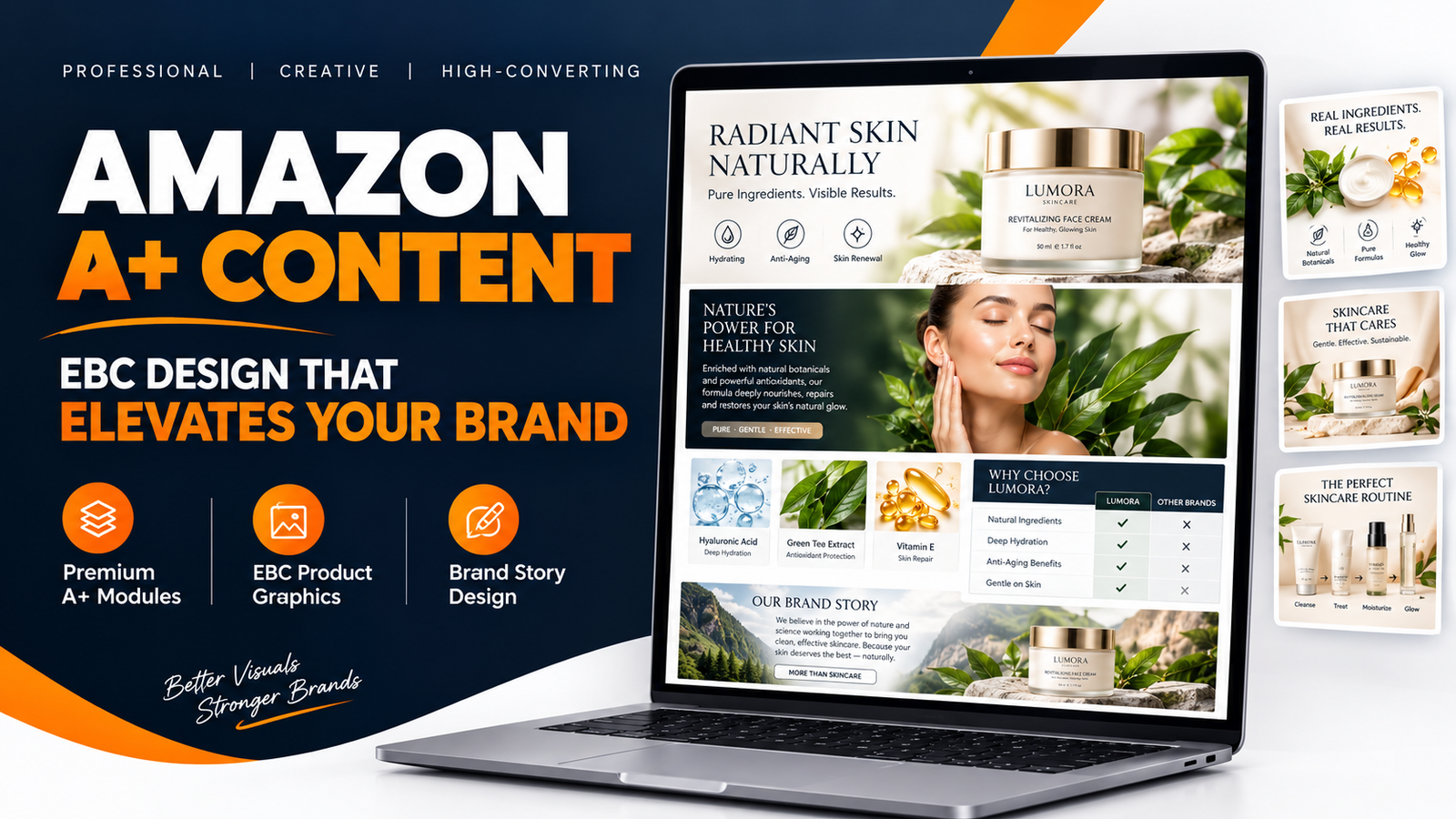 I will design Amazon A Plus Content and EBC Images